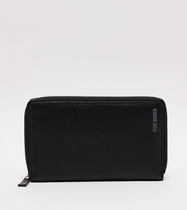 STEVE MADDEN Steve madden classic unisex black wallet men's wallets